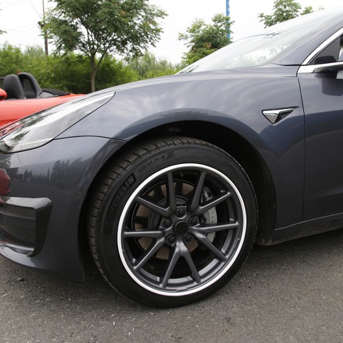 4pcs 16-20 Inch Car Wheel Hub Rim Trim Tire Ring Guard Strip Protector Decor - Picture 21 of 28