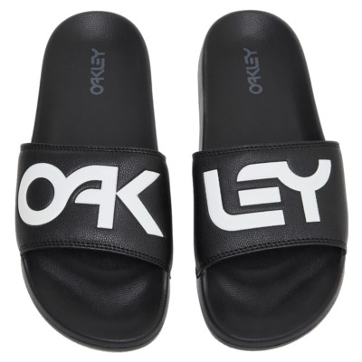 Oakley B1B Slide 2.0 Blackout Schuhe Slipper Schwarz UK8/US9