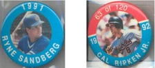 RARE 1991 & 1992 JKA Vincentown MLB Buttons (Blue/Red/1.5 Inch) You Pick!