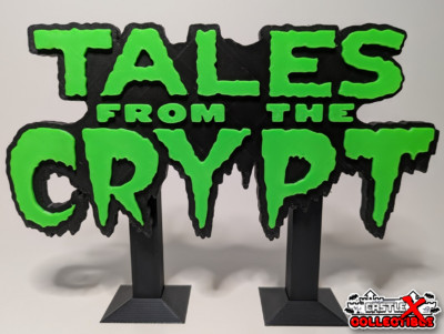 TALES FROM THE CRYPT 3D Printed Wall Art (Retro Gaming Horror Vintage Toy Comic)