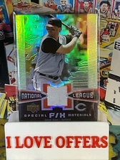 2006 UD SPECIAL ADAM DUNN  JERSEY FOIL F/X MATERIALS NATIONAL C STORE RARE