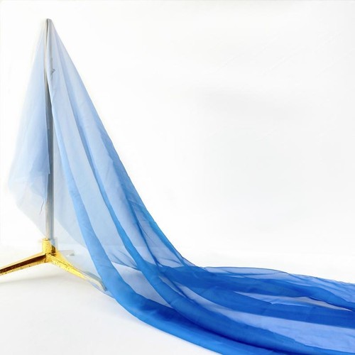 Gradient Color Chiffon Fabric for DIY Sewing Costume Dance Dress Hanfu Scarf - Picture 31 of 42