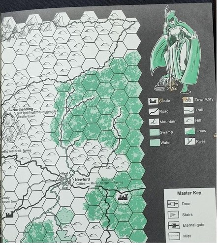 Doc's Island Advanced D&D RPGA VHTF Used TSR R-4 Module soft cover - Picture 7 of 7