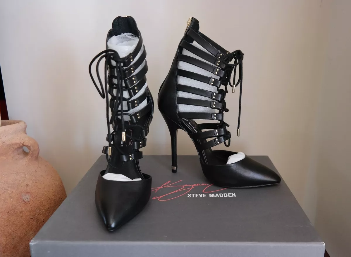 Steve Madden Keyshia Cole by KC DIVA Black Leather Shoes New eBay