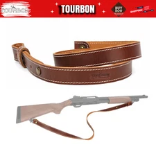 Tourbon Leather Rifle/Shotgun Sling Shooting Strap Hunting fit for Marlin Henrry
