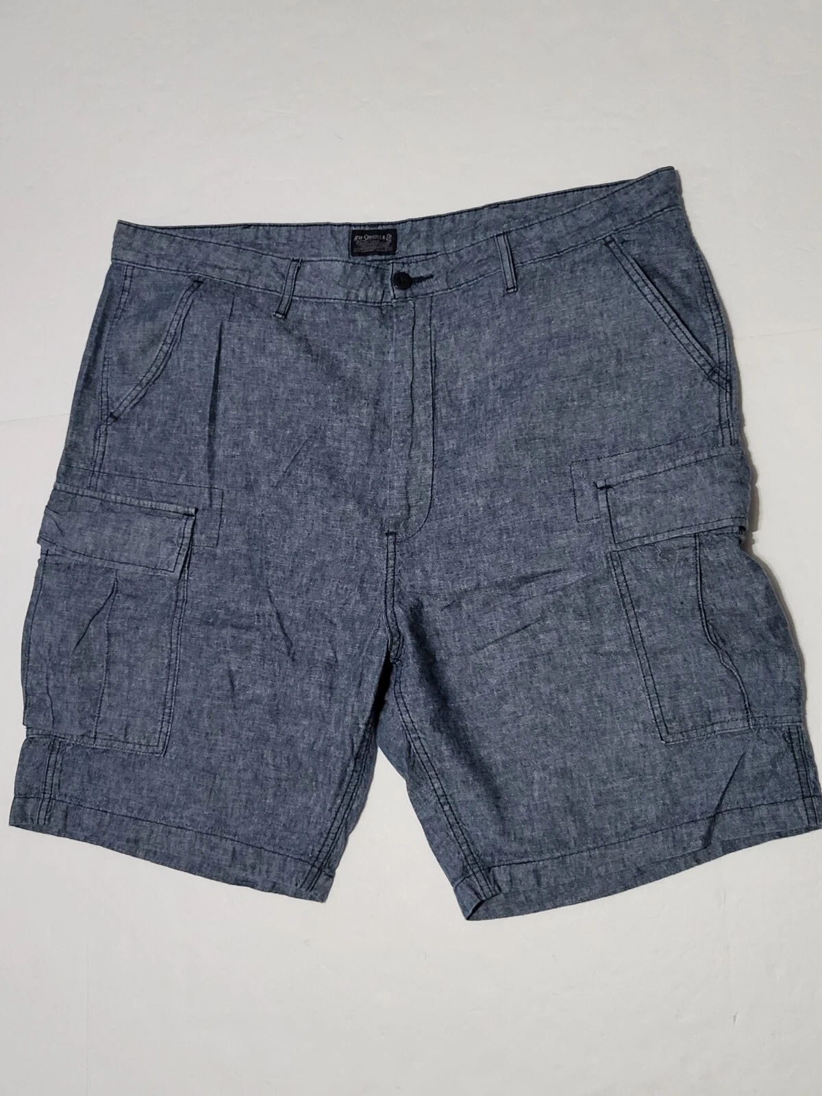 Levi’s Strauss & Co Men’s Casual Cargo Shorts Size 40 Blue