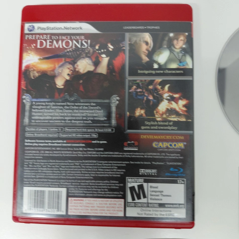 Devil May Cry 4 Greatest Hits (Sony Playstation 3, 2008) CIB EN Manual - Image 3 of 4