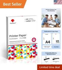 A4 200 Sheets 8.27 x 11.69 Eco-Friendly Printer Paper for Crystal Clear Prints