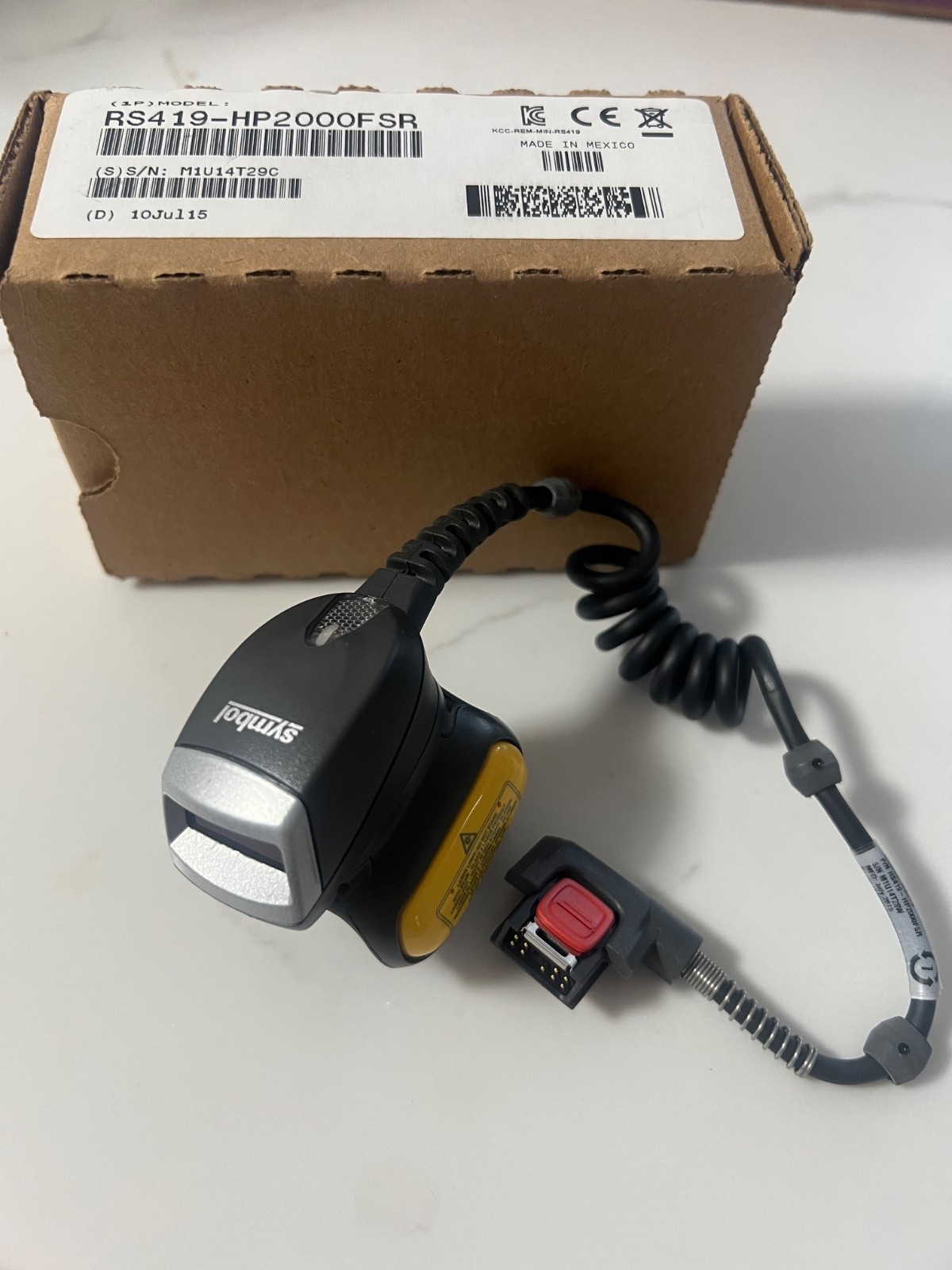 Zebra RS419HP2000FSR Ring Barcode Scanner