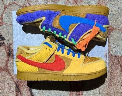 Nike Dunk Low Cactus Plant Flea Market Swamp Sponge Psychic Purple Sz 10 DS