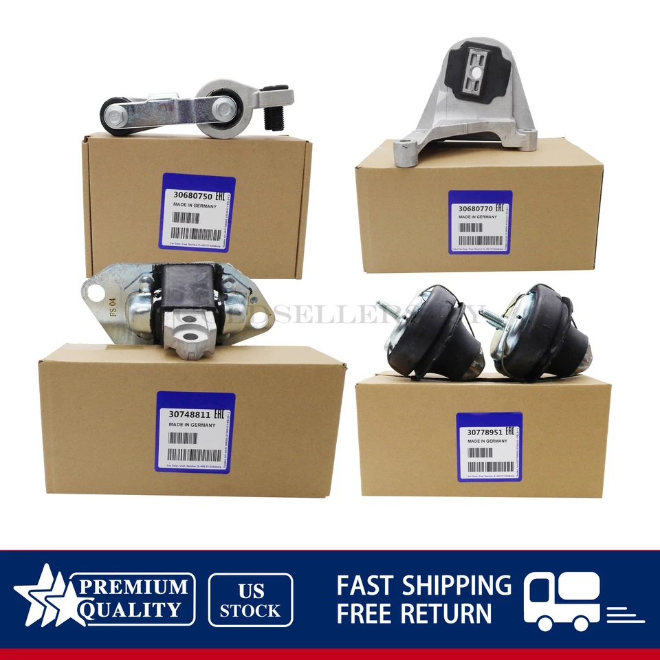 Juego de 5 Kit de montaje de motor para Volvo V70 XC90 XC70 S60 2001-2006 30680750 Foto 4 de 4
