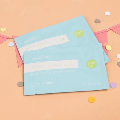 CLEARANCE-LING SKINCARE INSTANT PEELING PAD + INSTANT OXYGEN MASK