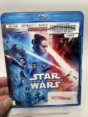 Star Wars: The Rise Of Skywalker [Blu-ray], Good, Billy Dee Williams Ex-Library