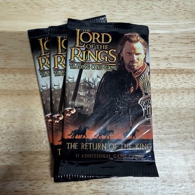 The Lord Of The Rings Trading Card Game The Return Of the King 3 Pack SEALED