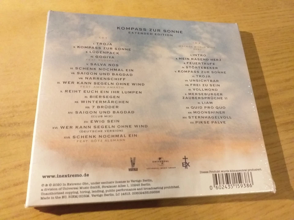 In Extremo Kompass zur Sonne Extended Edition Doppel-CD Digi-Pak - Bild 4 von 4
