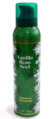 Bath & Body Works Vanilla Bean Noel Shimmer Fizz Body Lotion 3.5 fl oz / 100 g