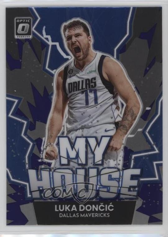 2022-23 Panini Donruss Optic My House Purple Prizm Luka Doncic #3