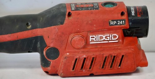 Pressa professionale Ridgid RP241 12V 1/2" a 1" con batteria e caricatore - Foto 6 di 11