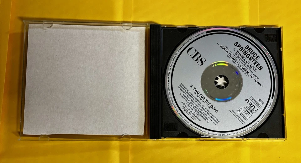 Bruce Springsteen Tunnel Of Love Import (CD Single, 1987) RARE - Image 3 of 4