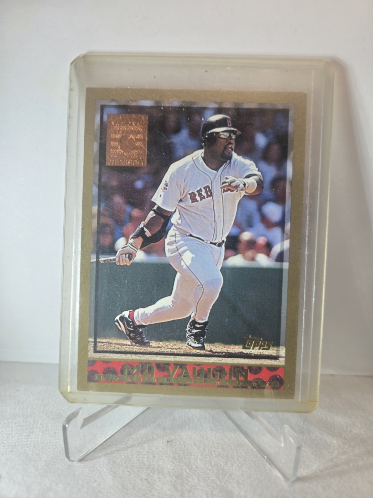 1998 Topps - Mo Vaughn #14 Minted in Cooperstown - Boston Red Sox - 5c