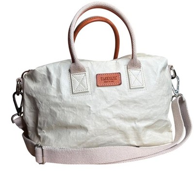 The  paper bag, bag  UASHMAMA Roma Small Weekender in Bone 