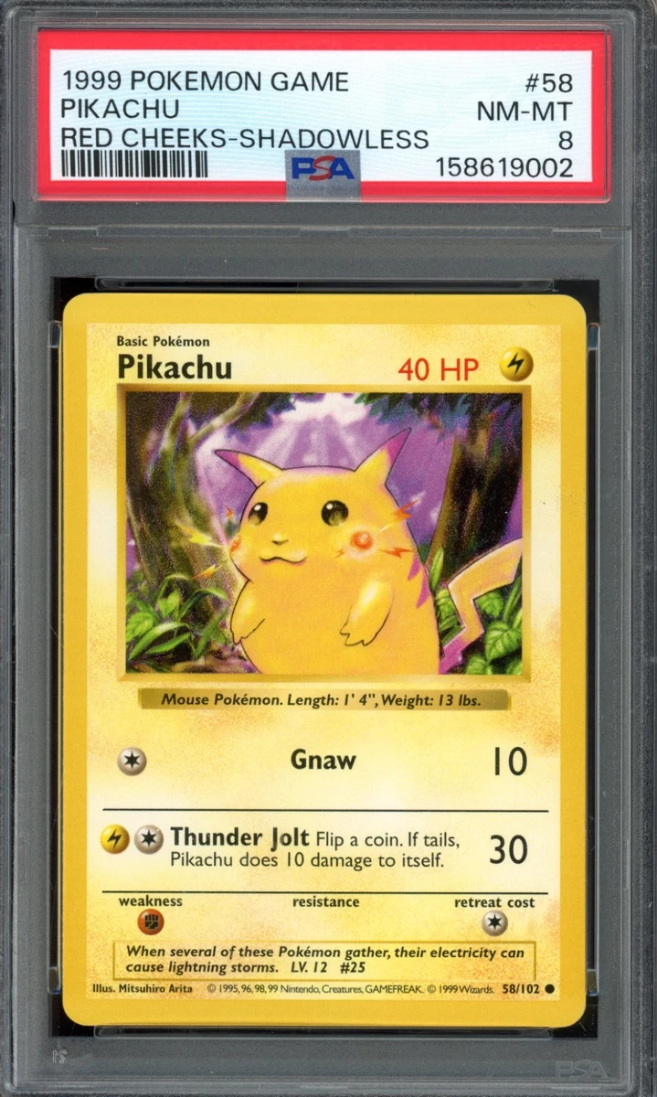 Pikachu Pokémon TCG Professional Sports Authenticator (PSA) Grade