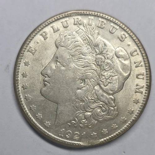 Morgan Silver Dollar $1 1921 Circulated Silver Coin Business Strike Uncertified