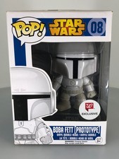 Funko POP! Star Wars Blue Box Boba Fett Prototype #8 Walgreens Exclusive DAMAGED