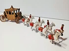 Vintage 1953 Lesney (Matchbox) Queen Elizabeth II Coronation Coach & Horses 38cm