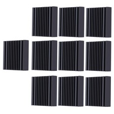 10pcs 40mm Heatsink Kit 40x40x9mm With Thermal Conductive Adhesive Aluminum