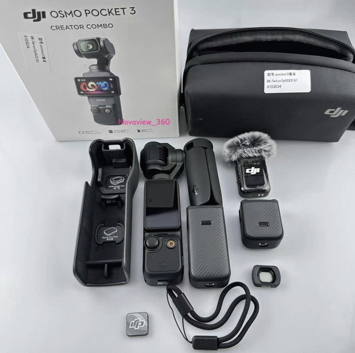 DJI Osmo Pocket 3 Creator Combo 3-Axis Stabilized 4K Camera Full 