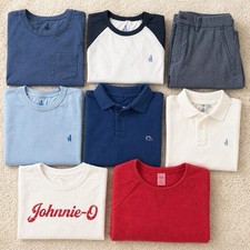 Boys Size 12 Bundle 6 Piece Johnnie-O Polos Tees Shorts Sweatshirt Preppy Lot