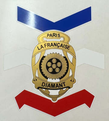 La Francaise Diamant Kopf Aufkleber