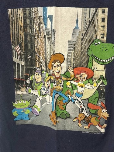 Toy Story Graphic Print T-shirt Blue Disney Pixar Boy Toddler pull over Sz 4T - Picture 2 of 5