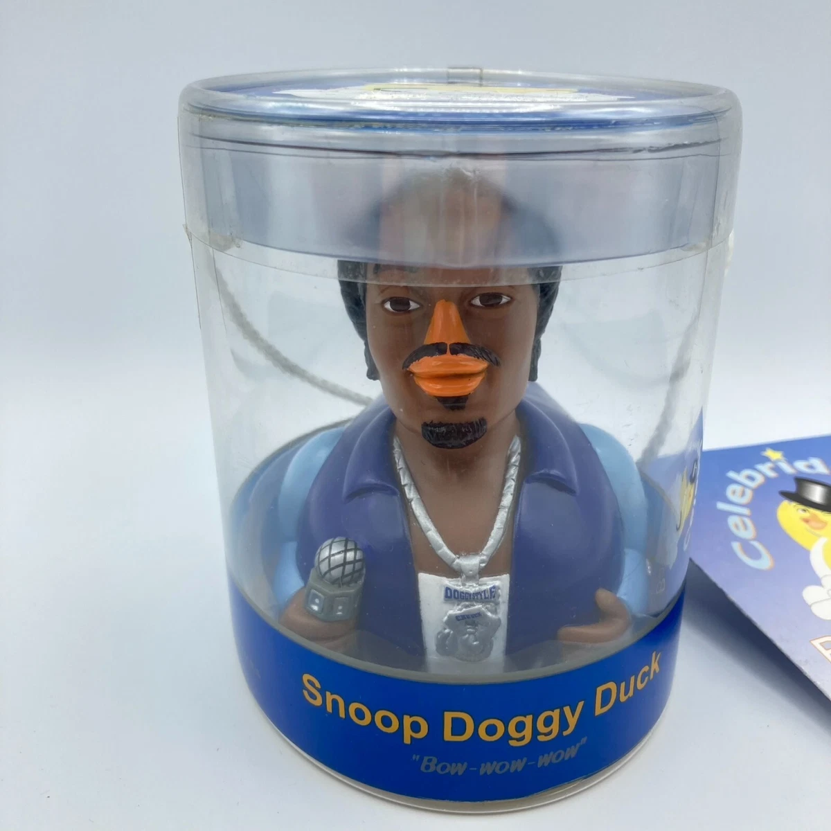 Celebriducks Snoop Doggy Duck 2002 Vintage Rubber Bath Figure Rare Retired  New