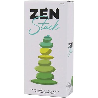 Gift Republic Zen Stack Balance entspannender Spaß Stein Erwachsenenspiel Geschenkbox Idee