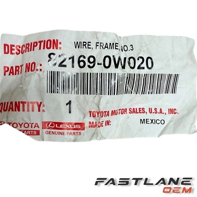 TOYOTA ヴァンガード 2010-2024 TOYOTA 4RUNNER TRAILER HITCH FRAME WIRE NEW OEM 82169