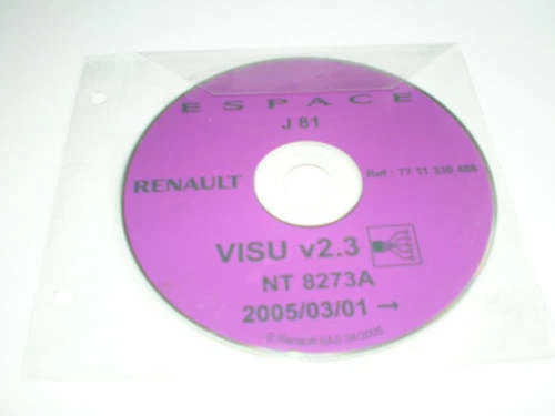 Manual De Taller / Esquemas En CD Renault Espace - Fecha 03/2005 - Imagen 1 de 1