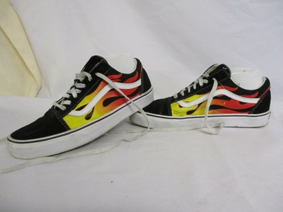 low top vans fire