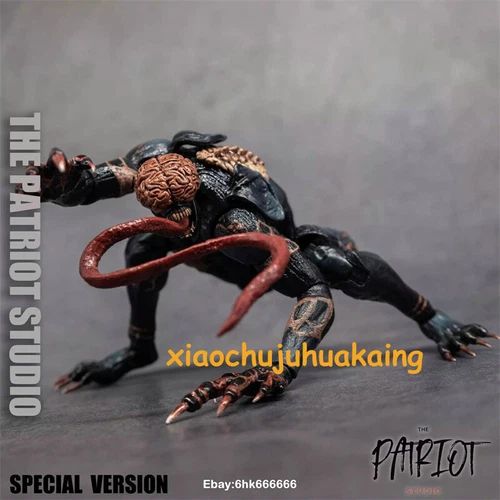 The Patriot Studio 1/12 Resident Evil Black Evolver Licker Action Figure Toy 6" - Picture 9 of 18