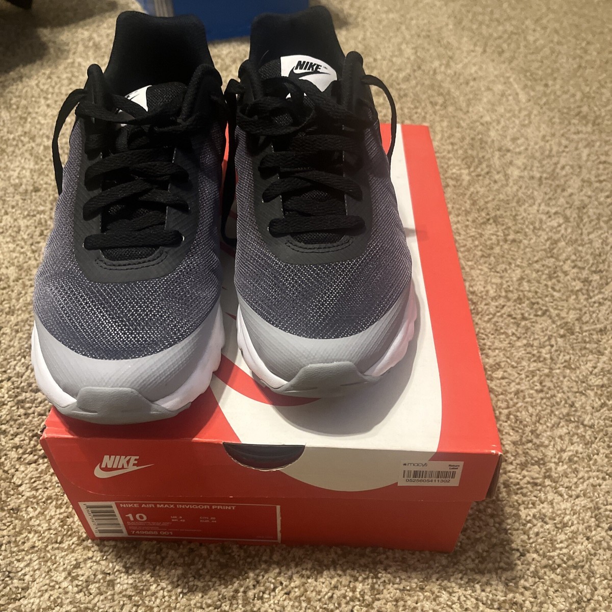 ◆正規品◆NIKE AIR MAX INVIGOR PRINT BLACK◆関税込◆大人気◆ Size 10 - Nike Air Max Invigor Print Black | eBay