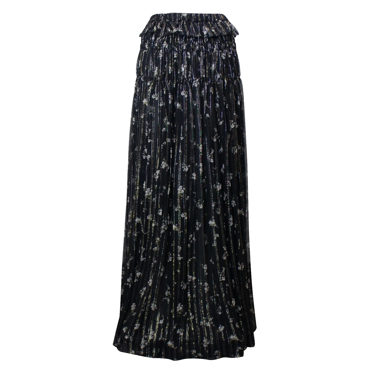 Black Silk Skirts for Women