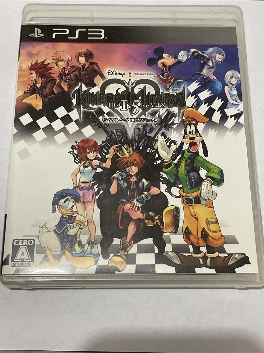 ps3キングダムハーツ Kingdom Hearts HD 1.5 ReMIX (Sony PlayStation 3 2013) PS3 Complete