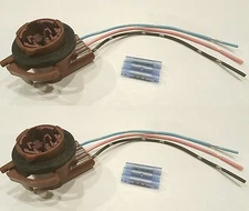 SET OF 2- LS92 Wire Harness Pigtail Light Socket Repair Kit ACDelco GM 15306147