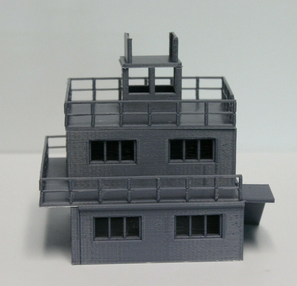 Torre de control aéreo RAF WWII impresa en 3D 1:144 1:100 1:87 1:72 1:48 Foto 2 de 4