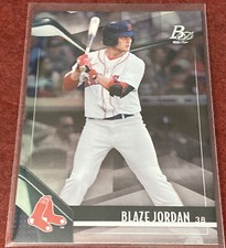 2021 Topps Bowman Platinum Blaze Jordan Boston Red Sox TOP-9 Prospect Card