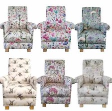 Adult Armchairs Voyage Maison Fabric Chairs Hermione Dogs Enchanted Forest Small