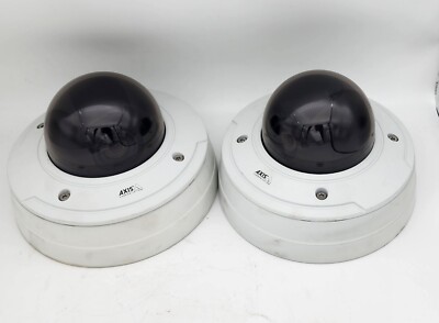 *LOT OF 2* Axis P3363-VE 6MM Outdoor Dome Network Security Surveillance Camera's