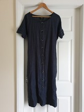 Dress “Nicole Farhi" With Pockets With Linen Size: L,14 (UK) Eur 40 SALE
