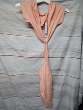 New Zalalus Two Piece Peach Mini Dress Medium Women